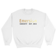 Mens 2X-Large WHITE Midweight Sweatshirt