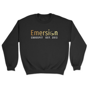 Mens 2X-Large BLACK Midweight Sweatshirt