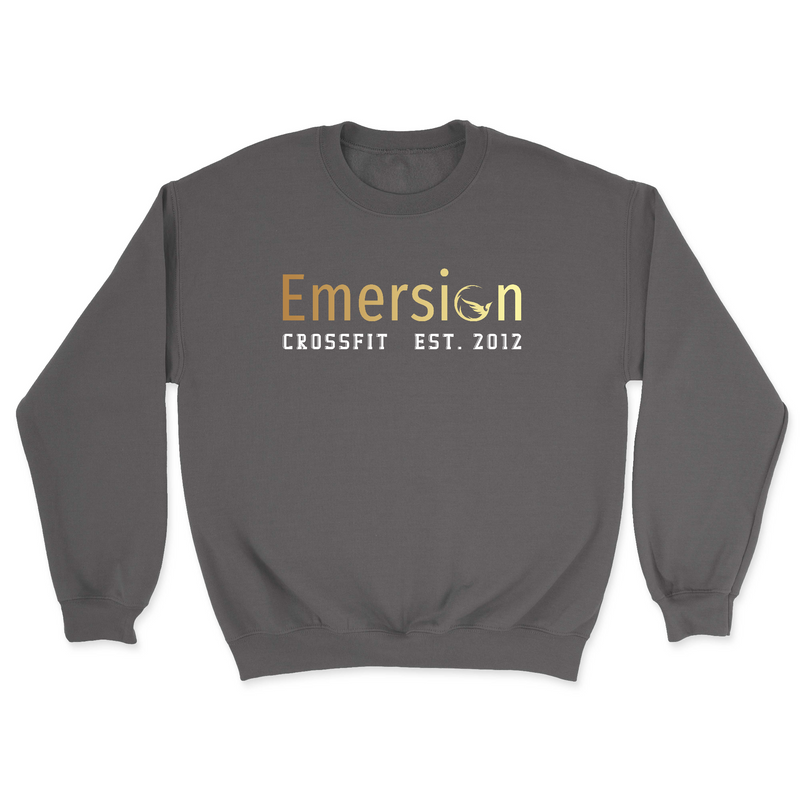 Mens 2X-Large CHARCOAL Midweight Sweatshirt