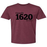Mens 2X-Large HEATHER_MAROON T-Shirt