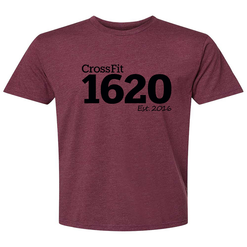 Mens 2X-Large HEATHER_MAROON T-Shirt