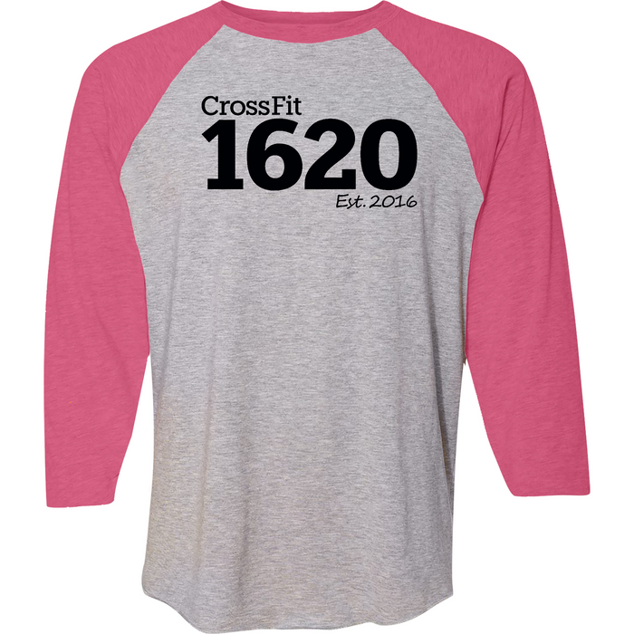 Mens 2X-Large HOT_PINK 3/4 Sleeve