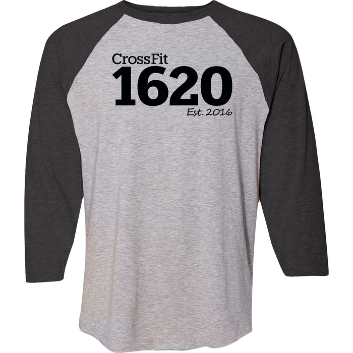 Mens 2X-Large VINTAGEHEATHER_VINTAGE_SMOKE 3/4 Sleeve