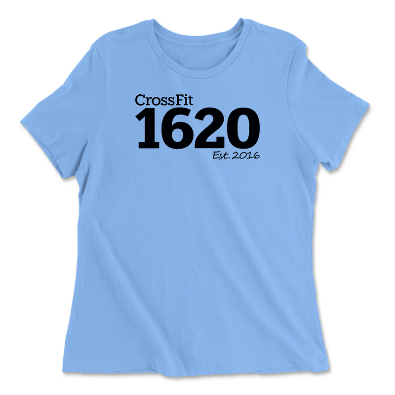 Womens 2X-Large CAROLINA_BLUE Relaxed Jersey T-Shirt
