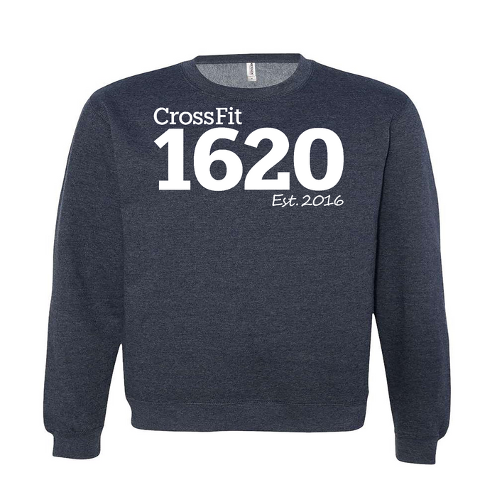 Mens 2X-Large CLASSIC_NAVY_HEATHER Midweight Sweatshirt