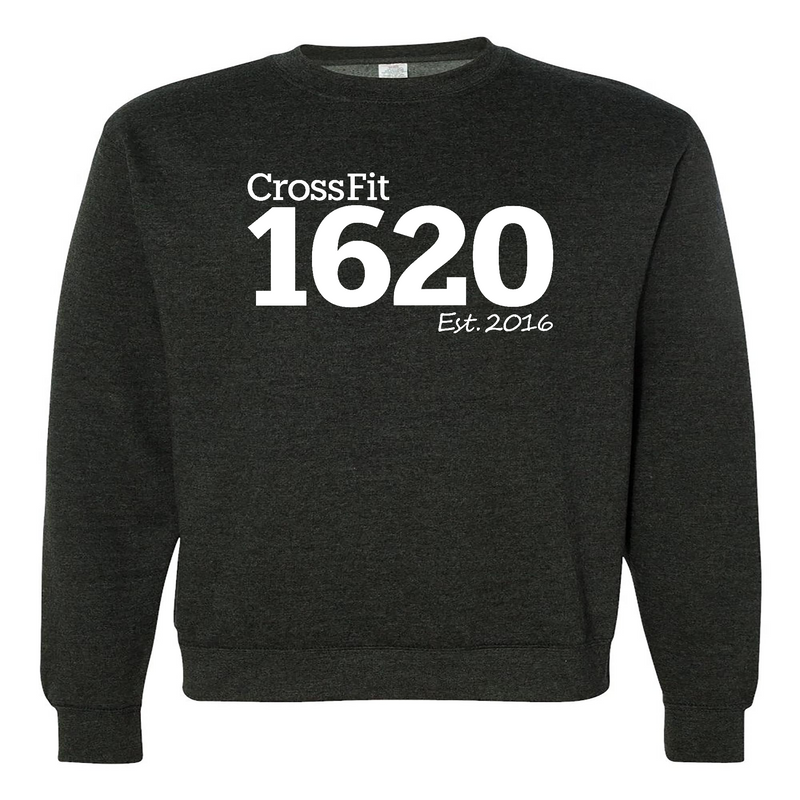Mens 2X-Large CHARCOAL_HEATHER Midweight Sweatshirt