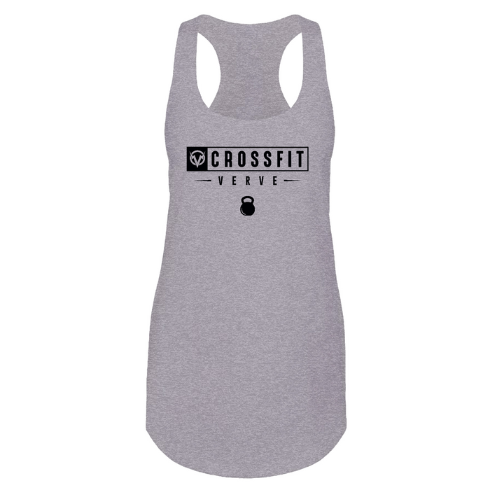 Womens 2X-Large Heather Gray Tank Top (Front Print Only)