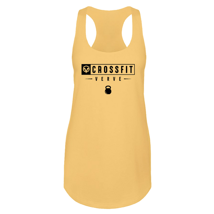 Womens 2X-Large Banana Cream Tank Top (Front Print Only)
