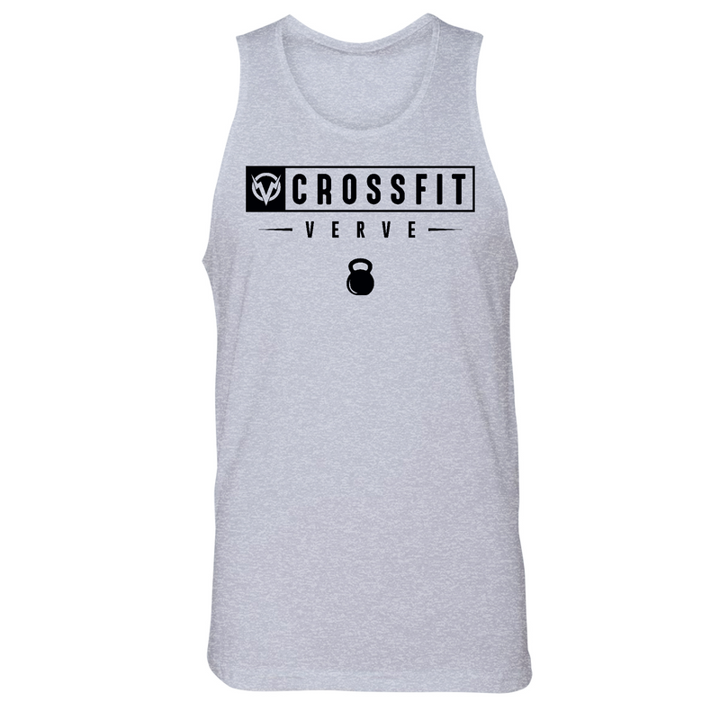 Mens 2X-Large Heather Gray Tank Top