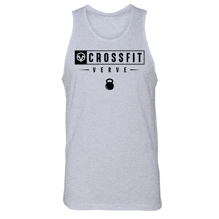 Mens 2X-Large Heather Gray Tank Top