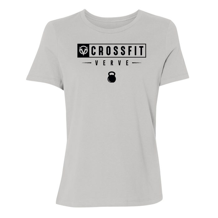 Womens 2X-Large Solid Athletic Grey T-Shirt