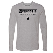 Mens 2X-Large Heather Gray Long Sleeve