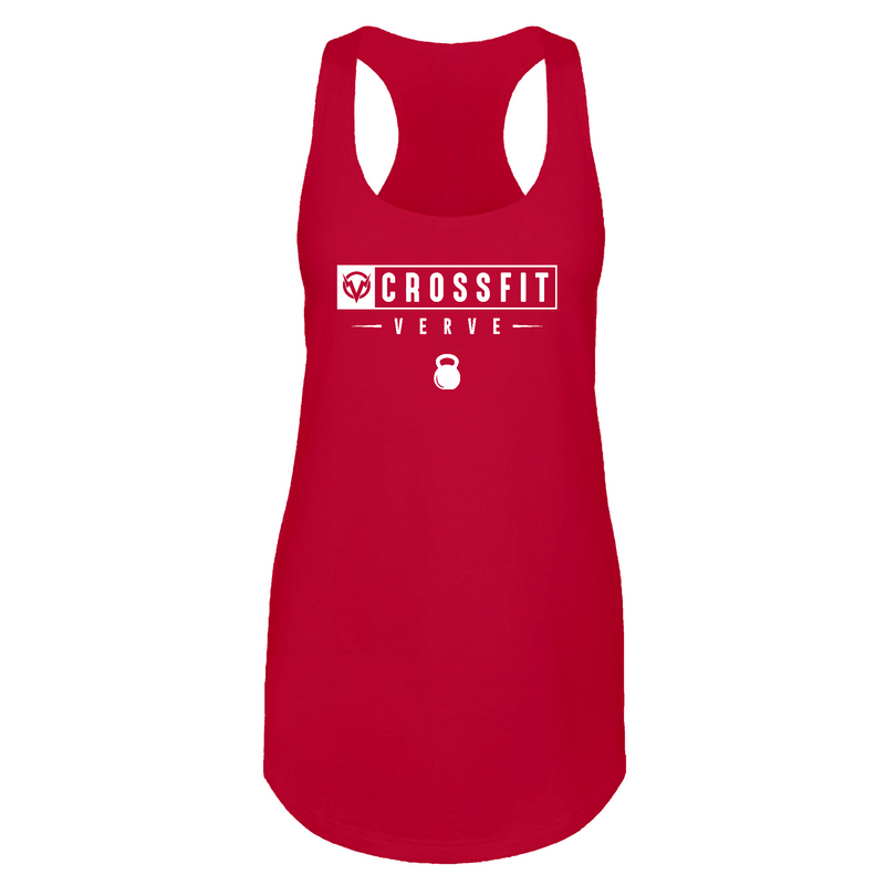 Womens 2X-Large Red Tank Top (Front Print Only)