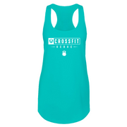Womens 2X-Large Tahiti Blue Tank Top (Front Print Only)