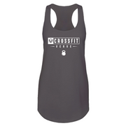 Womens 2X-Large Dark Gray Tank Top (Front Print Only)