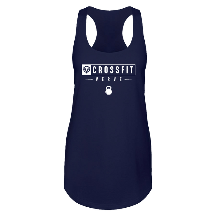 Womens 2X-Large Midnight Navy Tank Top (Front Print Only)