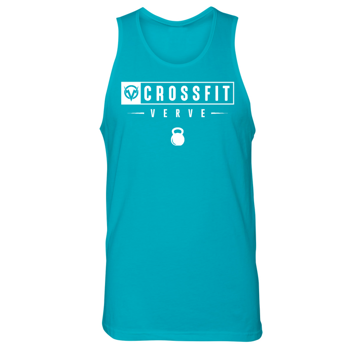 Mens 2X-Large Tahiti Blue Tank Top