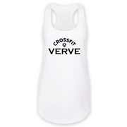 Womens 2X-Large White Tank Top (Front Print Only)