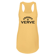 Womens 2X-Large Banana Cream Tank Top (Front Print Only)