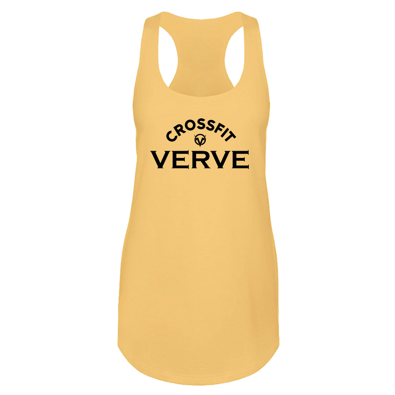 Womens 2X-Large Banana Cream Tank Top (Front Print Only)