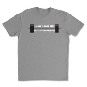 Mens 2X-Large DARK_HEATHER_GREY T-Shirt