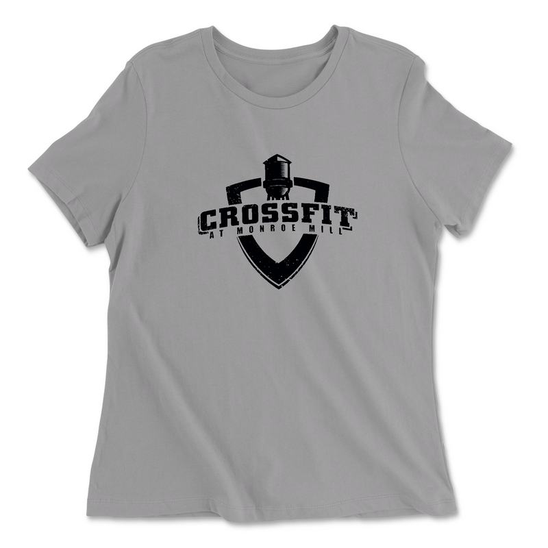 Womens 2X-Large SOLID_ATHLETIC_GREY Relaxed Jersey T-Shirt
