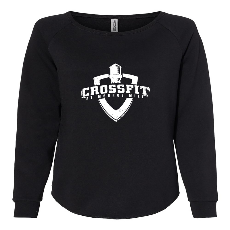 Womens 2X-Large BLACK CrewNeck