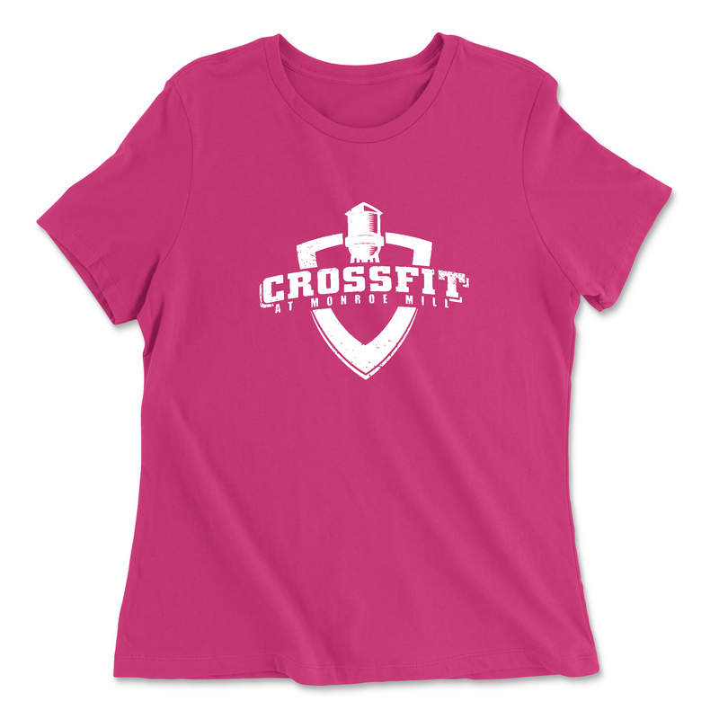 Womens 2X-Large BERRY Relaxed Jersey T-Shirt