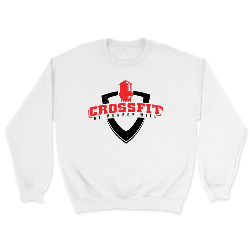 Mens 2X-Large WHITE Midweight Sweatshirt
