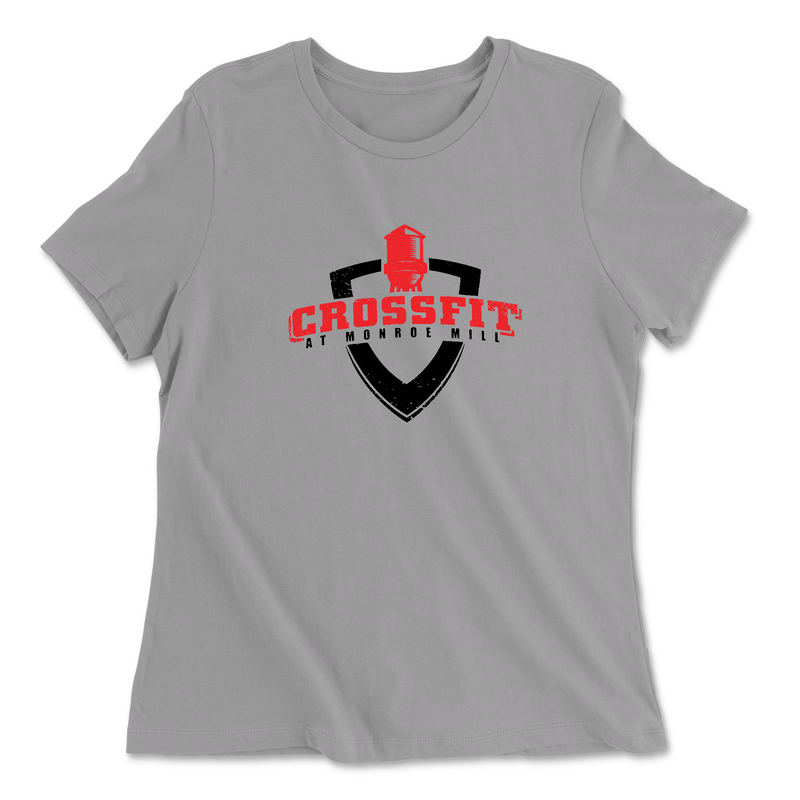 Womens 2X-Large SOLID_ATHLETIC_GREY Relaxed Jersey T-Shirt