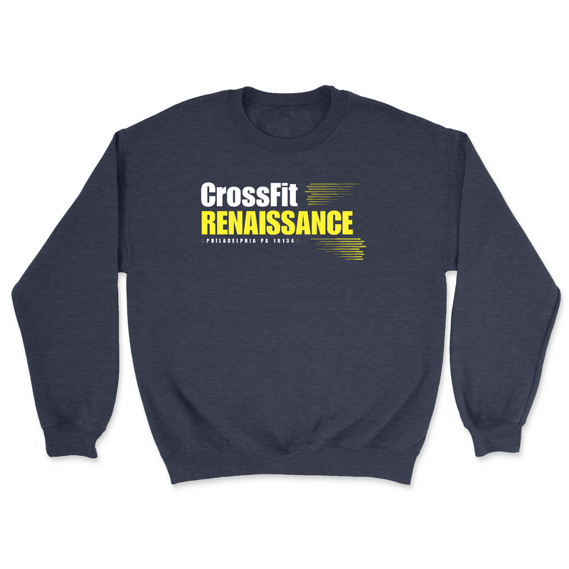 Mens 2X-Large CLASSIC_NAVY_HEATHER Midweight Sweatshirt