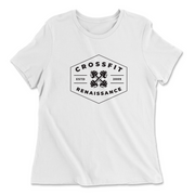 Womens 2X-Large WHITE Relaxed Jersey T-Shirt