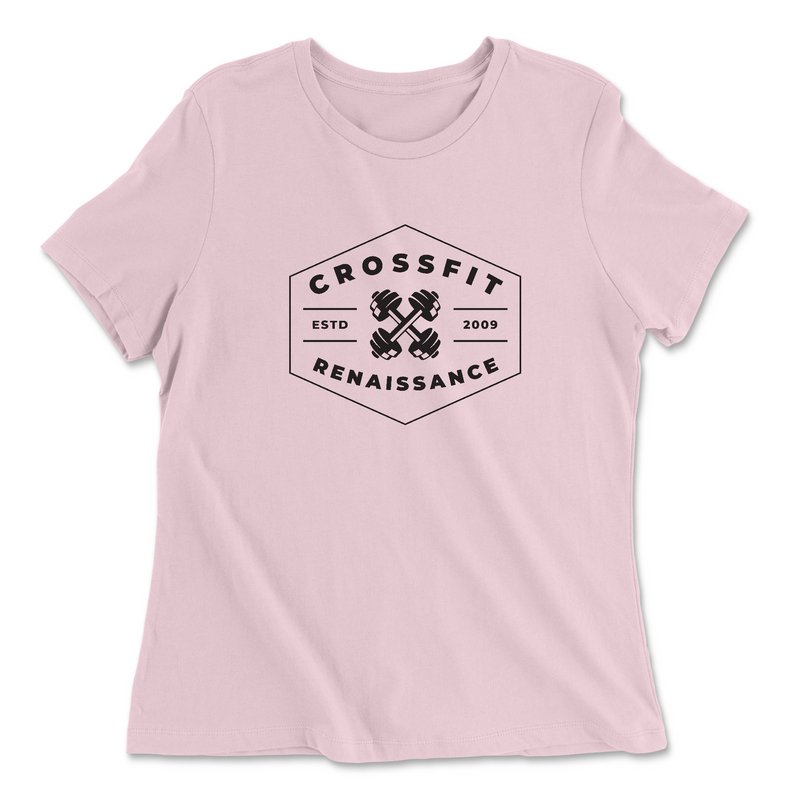 Womens 2X-Large PINK Relaxed Jersey T-Shirt