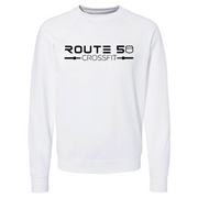 Mens 2X-Large WHITE CrewNeck
