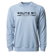 Mens 2X-Large MISTY_BLUE CrewNeck