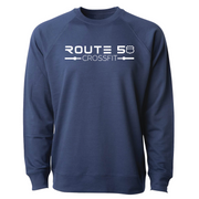 Mens 2X-Large INDIGO CrewNeck