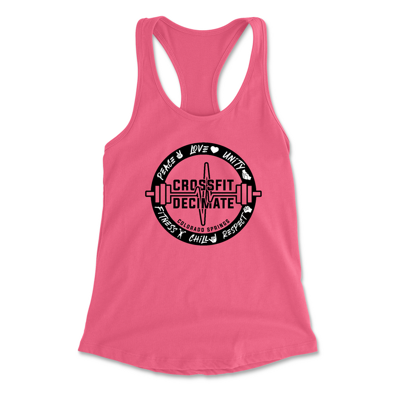 Womens 2X-Large HOT_PINK Tank Top
