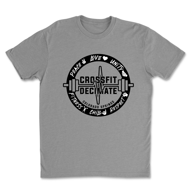 Mens 2X-Large DARK_HEATHER_GREY T-Shirt