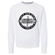 Mens 2X-Large WHITE CrewNeck