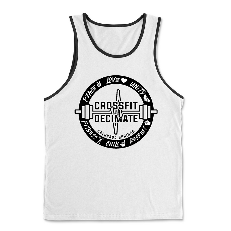 Mens 2X-Large WHITE Tank Top