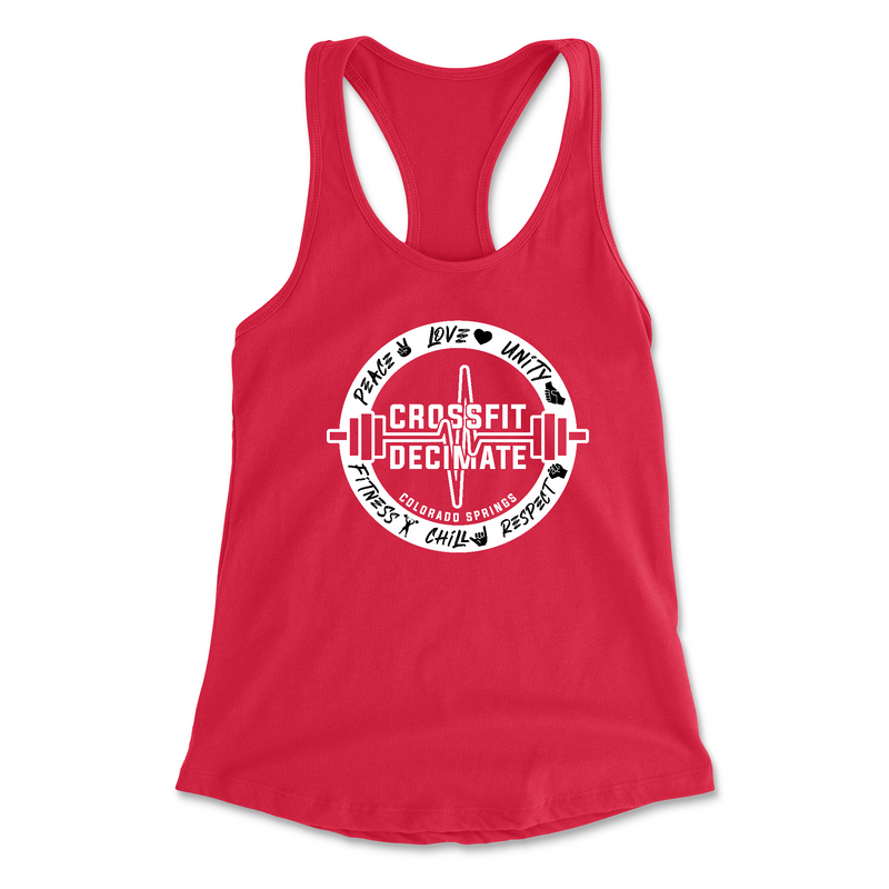 Womens 2X-Large RED Tank Top