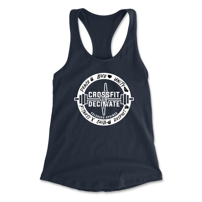 Womens 2X-Large MIDNIGHT_NAVY Tank Top