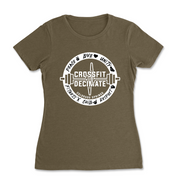 Womens 2X-Large MILITARY_GREEN T-Shirt