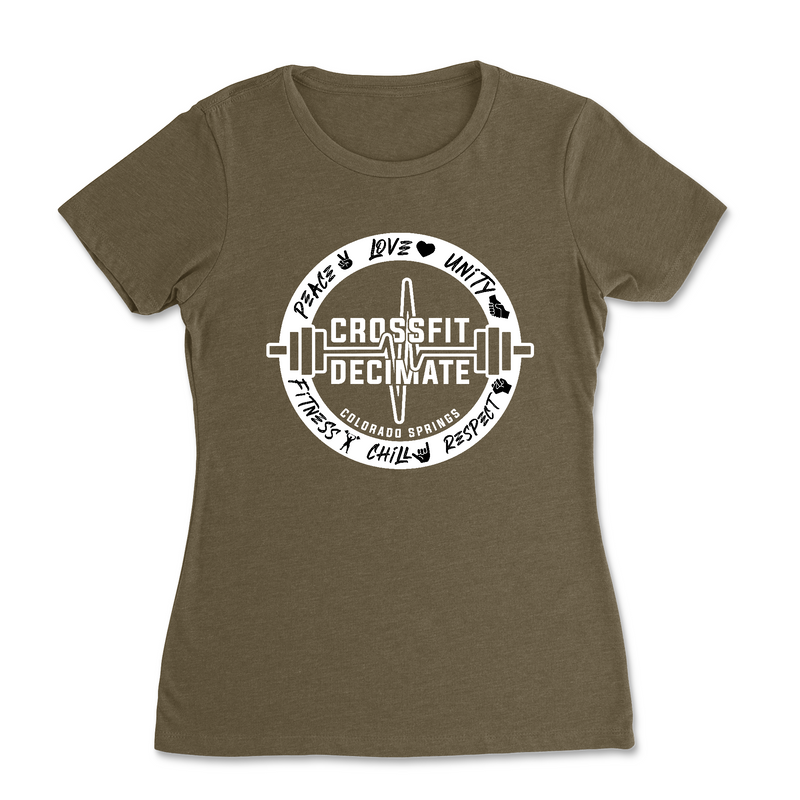 Womens 2X-Large MILITARY_GREEN T-Shirt