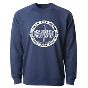 Mens 2X-Large INDIGO CrewNeck