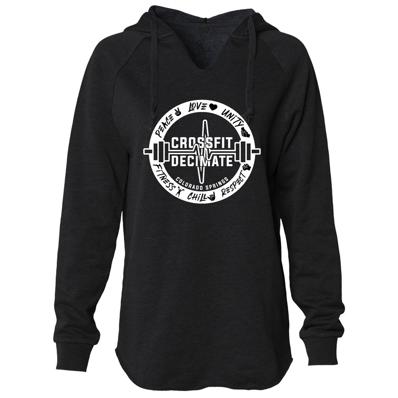 Womens 2X-Large BLACK Hoodie