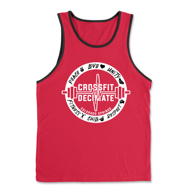 Mens 2X-Large RED Tank Top