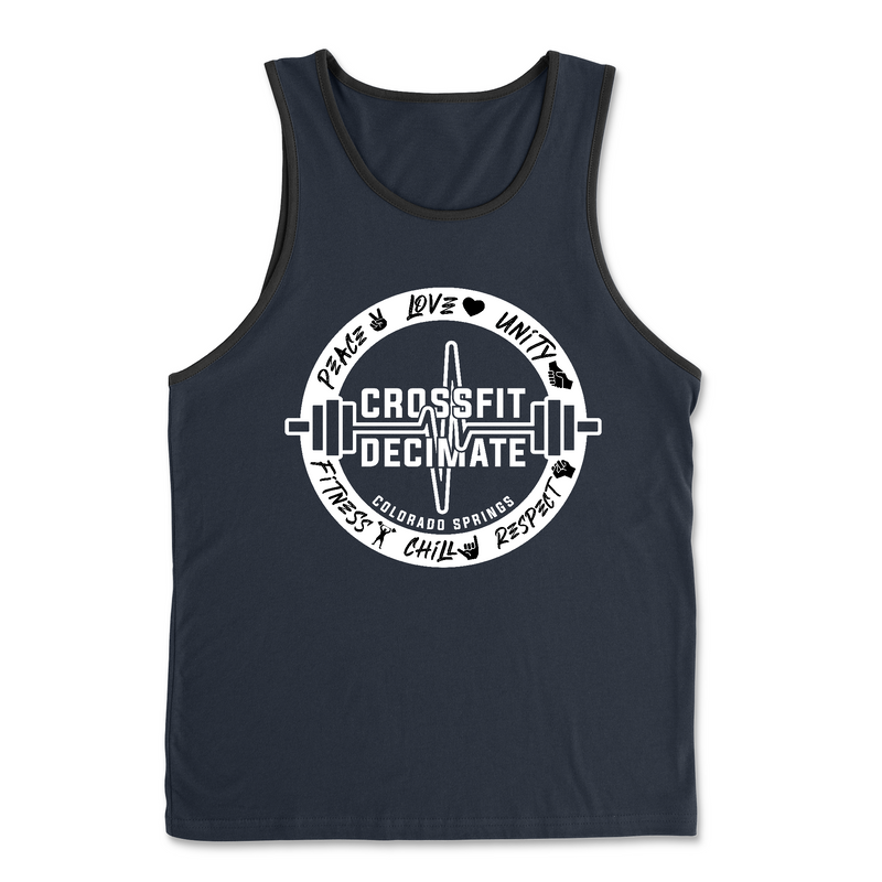 Mens 2X-Large MIDNIGHT_NAVY Tank Top
