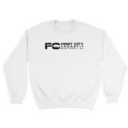 Mens 2X-Large WHITE Midweight Sweatshirt