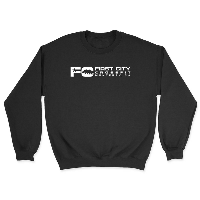 Mens 2X-Large BLACK Midweight Sweatshirt